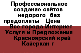 Профессиональное создание сайтов, недорого, без предоплаты › Цена ­ 6 000 - Все города Интернет » Услуги и Предложения   . Красноярский край,Кайеркан г.